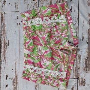 Lilly Pulitzer Liza Short Hotty Pink Forgot My Trunks Size 10